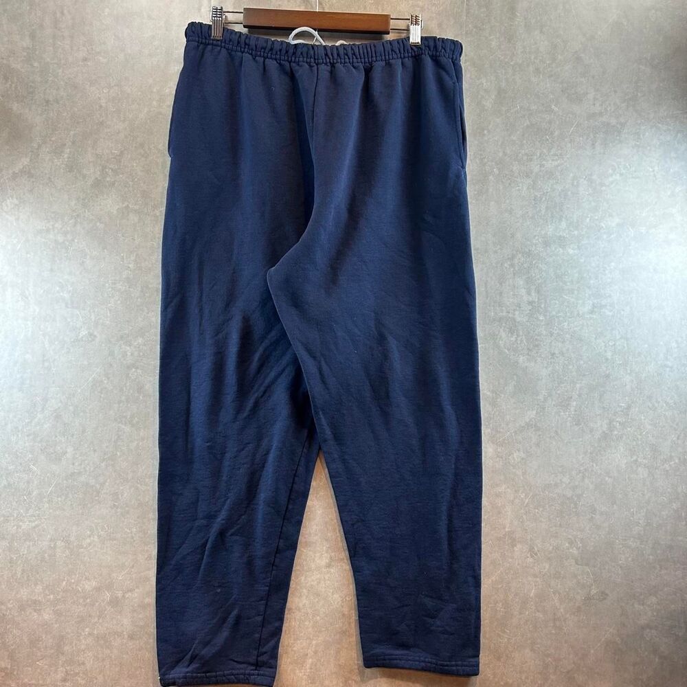 Jerzees Men's Navy and Blue Trousers